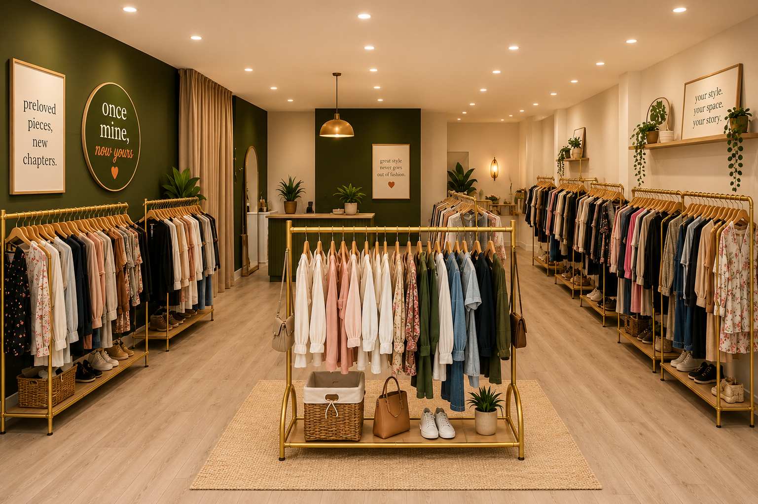 Once Mine, Now Yours boutique interior