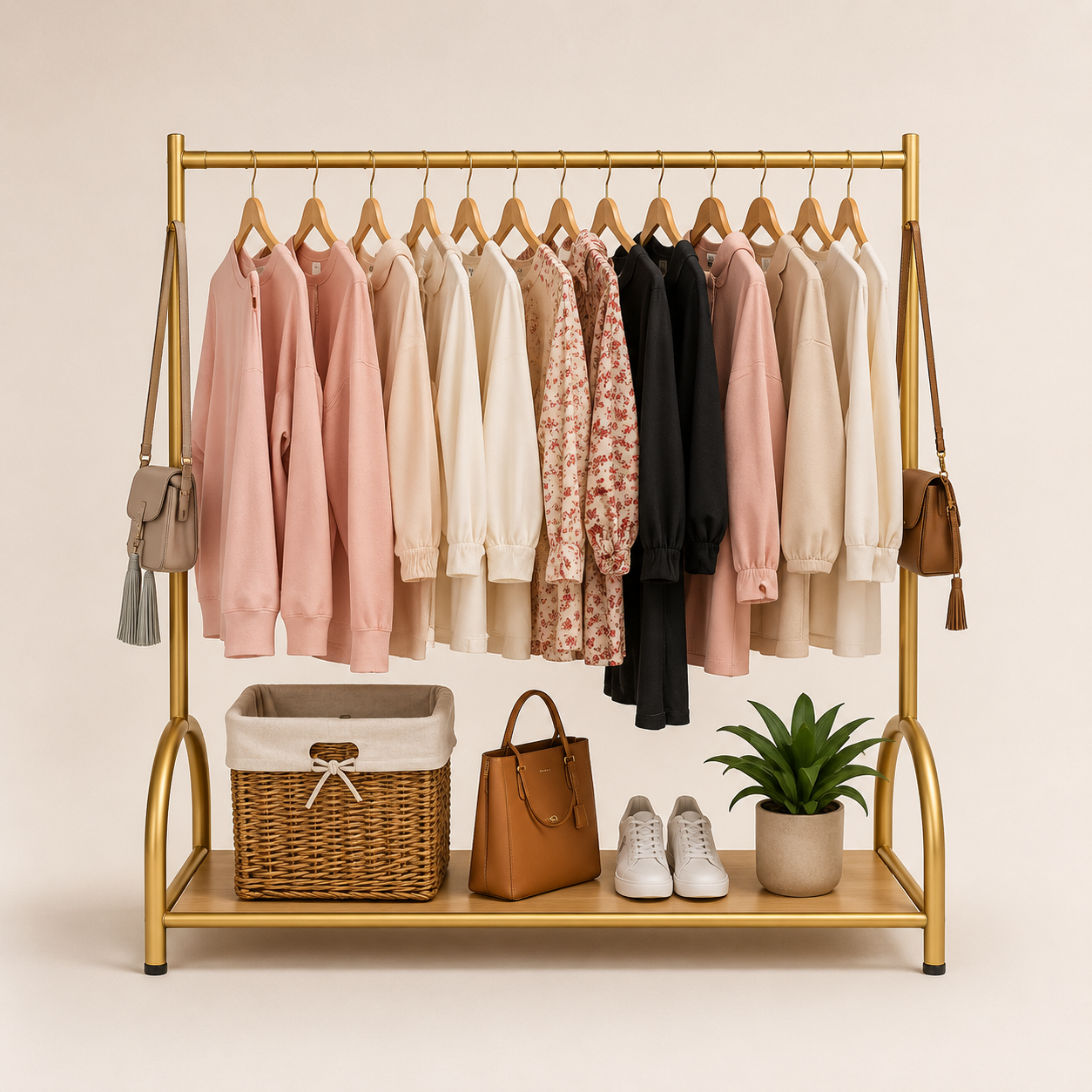 A beautifully styled rack at Once Mine, Now Yours